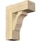 Ekena Millwork Balboa Block Rough Sawn Bracket w/ Offset Brace, Douglas Fir, 8"W x 20"D x 24"H BKT0806X20X24BOA05RDF - alternate 1